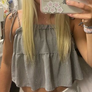 pacsun tank top with tie straps